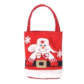 Christmas Decorations Gift Bag Kids Candy Tote Bag (Style: Snowman, Type: Christmas Supplies)